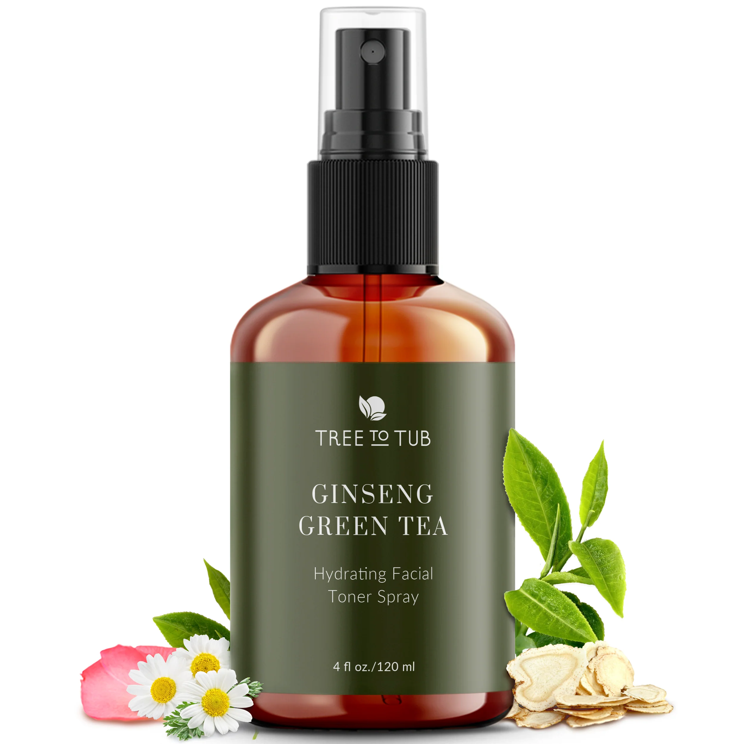First-Class Tree To Tub Witch Hazel Toner for Sensitive Skin with Green Tea Ginseng World-Class