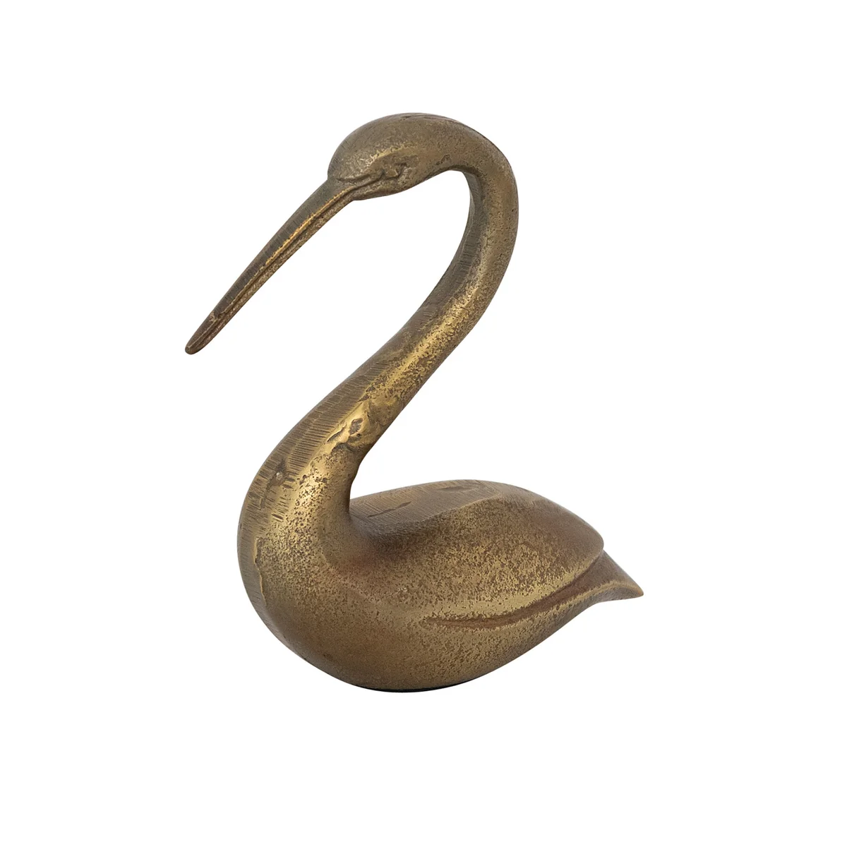 Trusted Antique Brass Finish Cast Aluminum Bird Soft