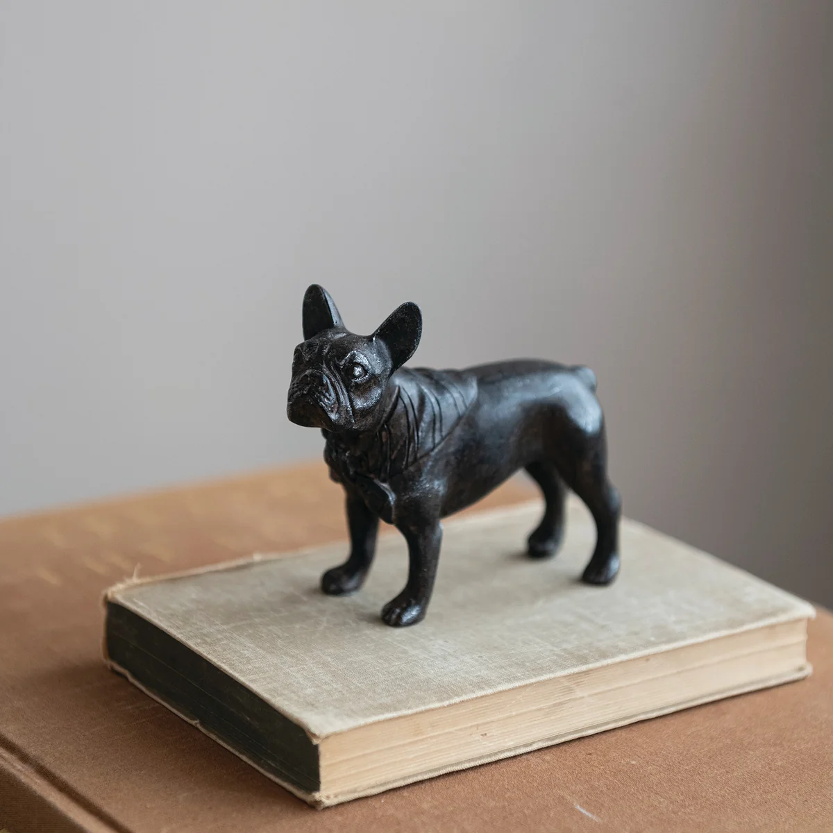 Functional Resin French Bulldog Black Top-Quality