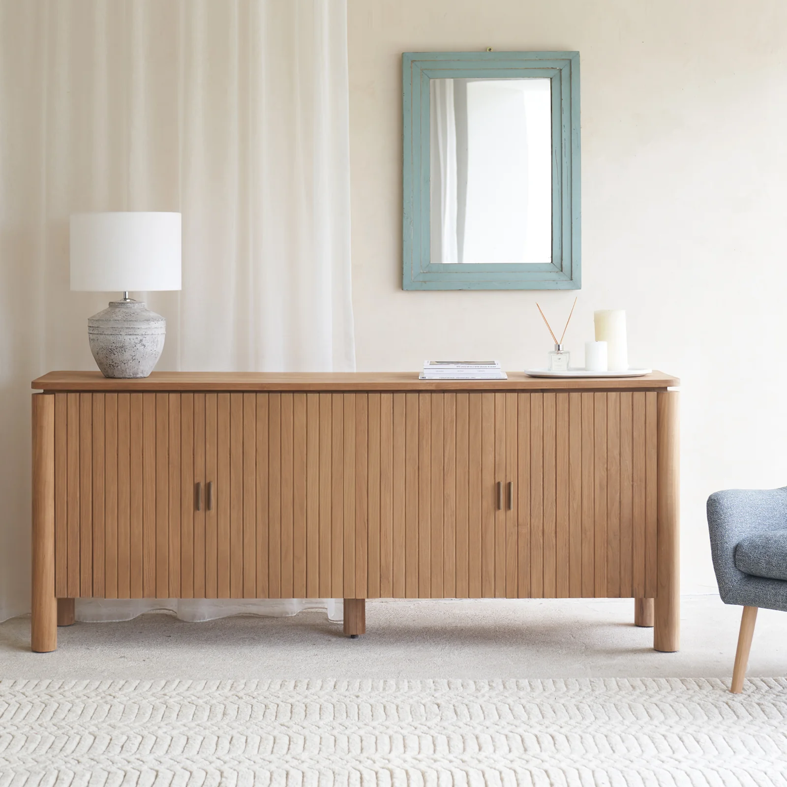 Quality Brighton Sideboard Teak 200cm Fast