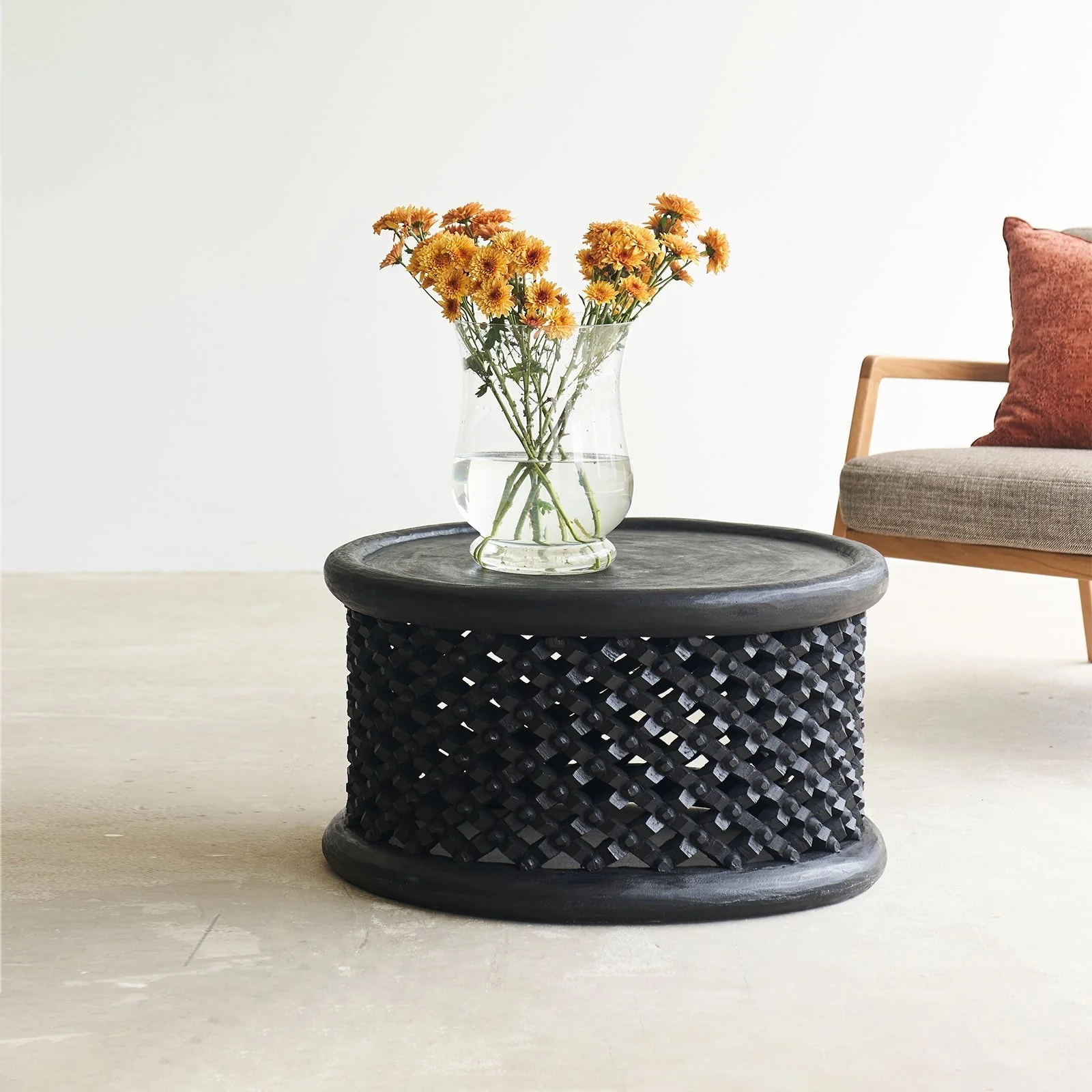 Sophisticated Bamileke Coffee Table Black Unique