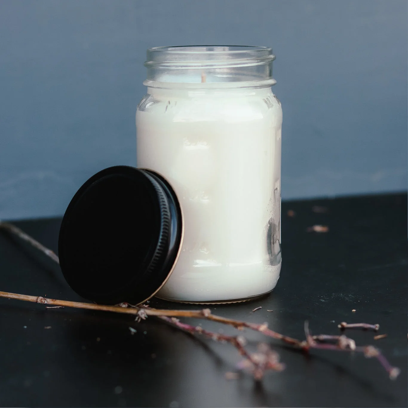 Superior 13 oz Mason Jar Soy Candle – Toasted Pumpkin Cranberry Artisan