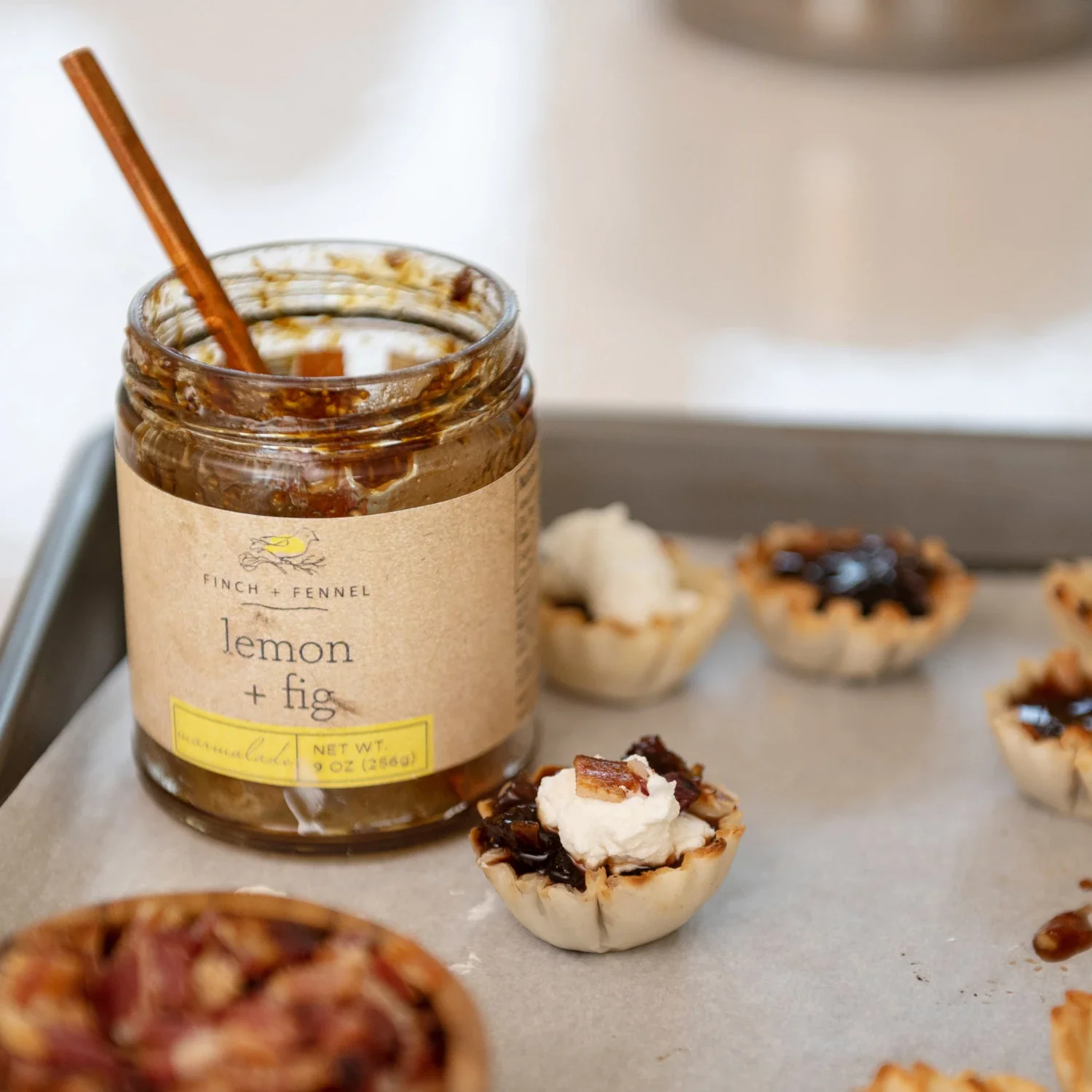 Crafted Finch Fennel Lemon Fig Marmalade 9oz High-Quality
