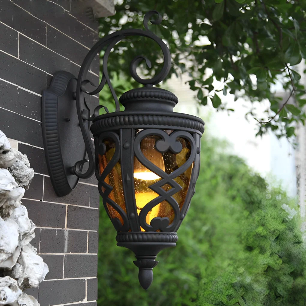 Smooth Retro Die-Casting Aluminum Waterproof American Outdoor Wall Light Fixture Flexible