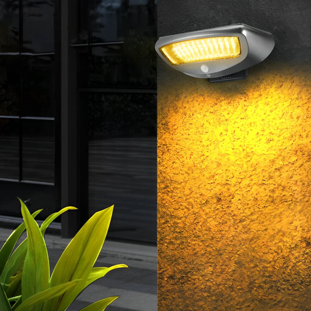 Luxury Motion Sensor 45° Adjustable Waterproof Solar Lights Outdoor Wall Lamp Smart