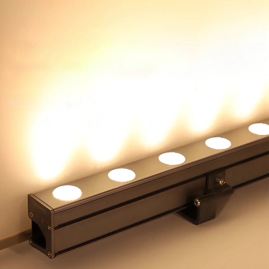 High-Performance DC24V LED Waterproof Smart Outdoor Wall Washer Light with Shading Plate Recyclable