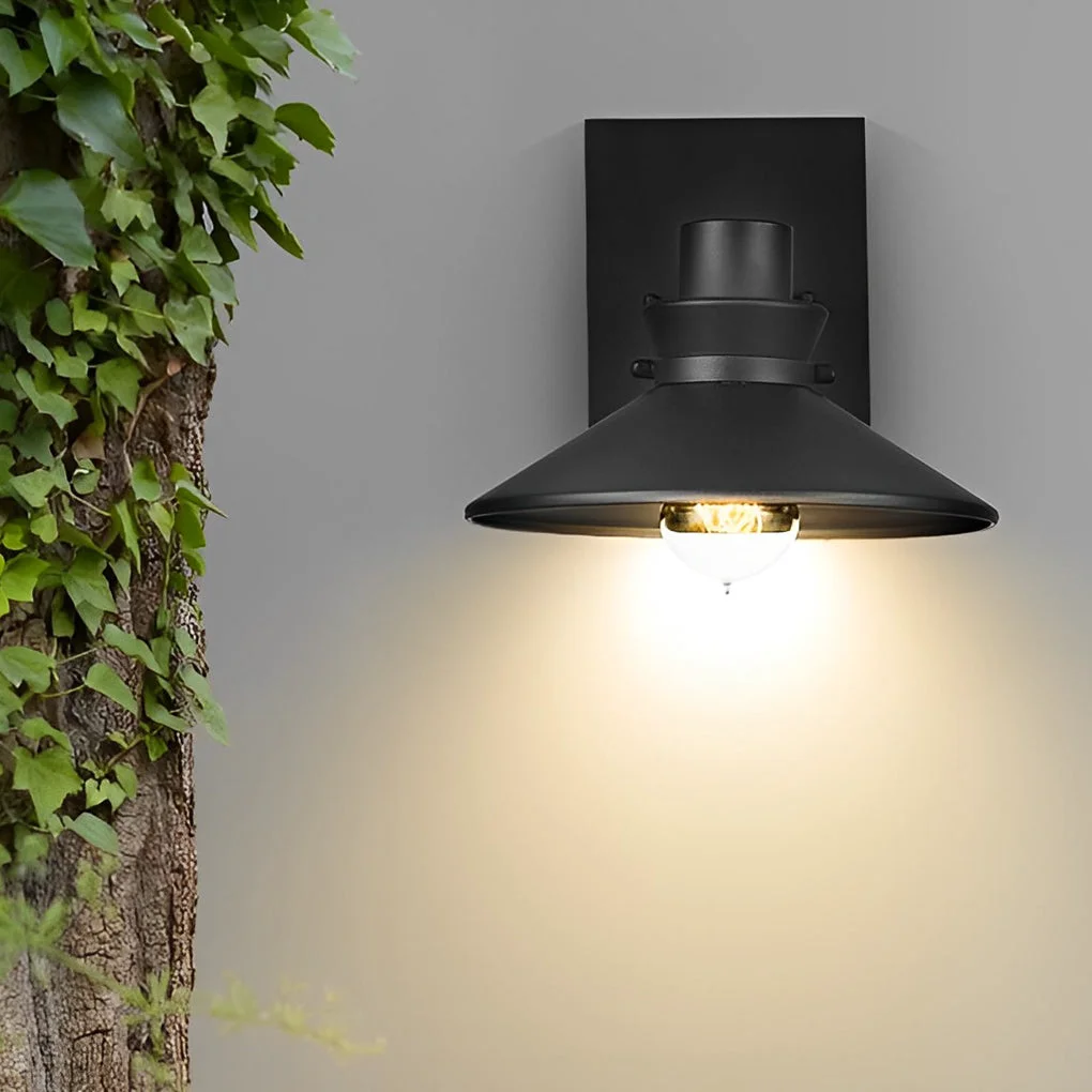 World-Class Minimalist Waterproof Black European-style Wall Lamp Exterior Lights Consistent