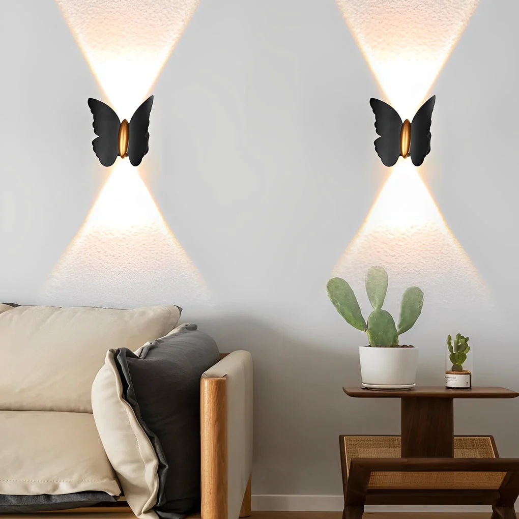 Clean Butterflies Up and Down Light LED Waterproof Outdoor Wall Washer Lights Next-Generation