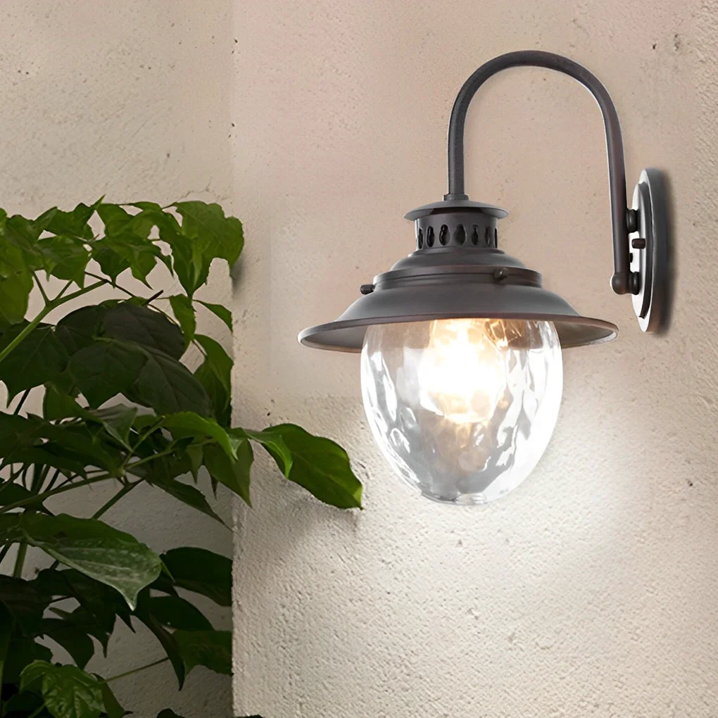 Responsible Creative Glass Metal LED Waterproof Modern Outdoor Wall Lamp Wall Sconce Lighting World-Class
