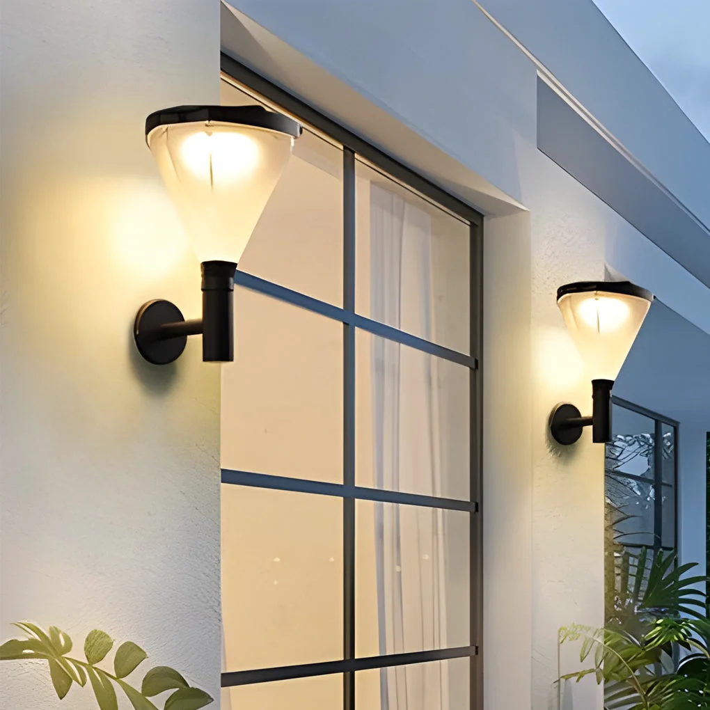 Stylish Geometric Waterproof LED Modern Outdoor Plug in Wall Lamp Wall Sconce Lighting Reliable