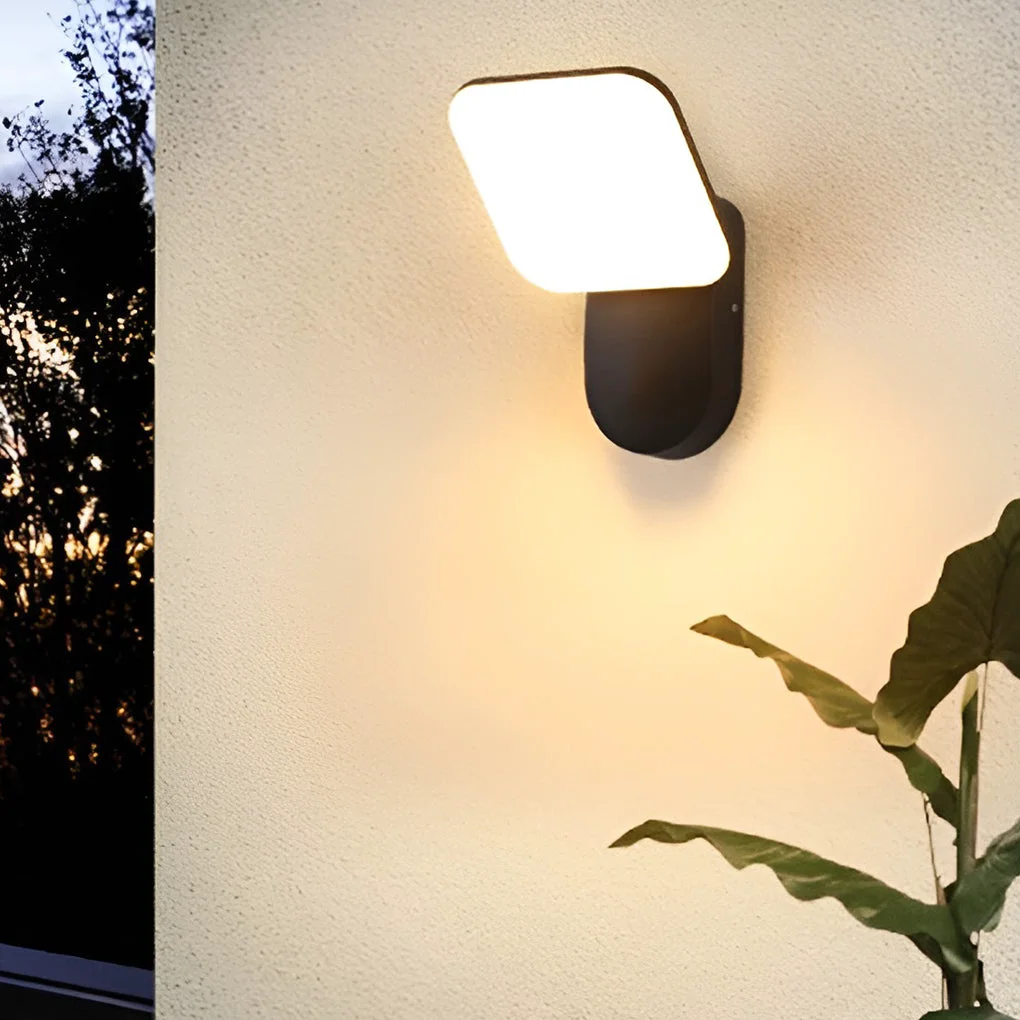 Verified Square LED 12w Waterproof Modern Outdoor Wall Lamp Wall Sconces Lighting Official