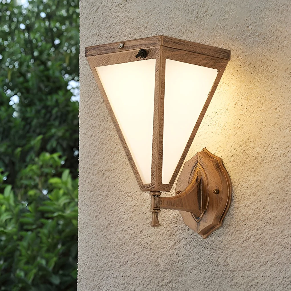 Elite Retro Dimmable LED Waterproof Modern Solar Plug in Wall Sconce Wall Lamp Sophisticated