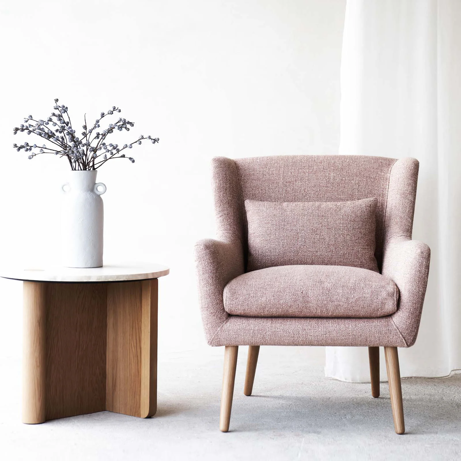 Reliable Nelly Fabric Armchair Cat’s Paw Next-Generation
