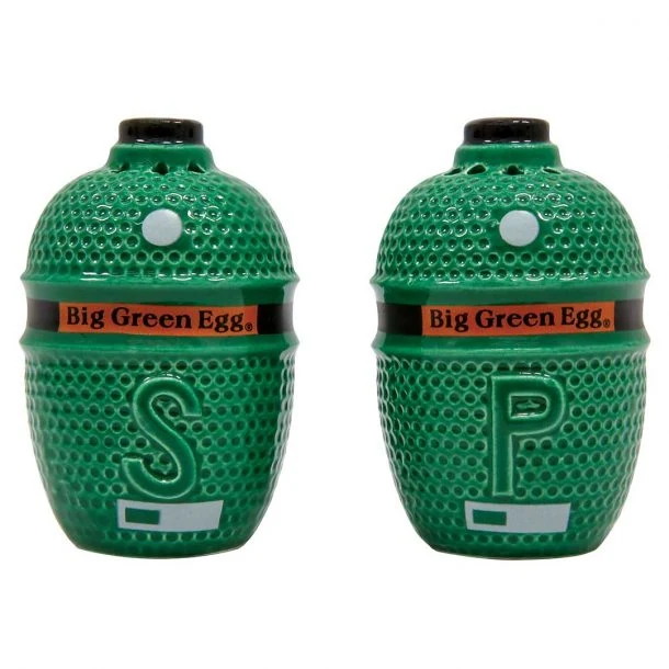 Safe Big Green Egg EGG shaped Salt and Pepper Shakers Healthy