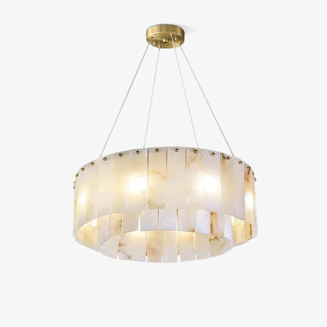 Soft Nordic Alabaster Chandelier Convenient