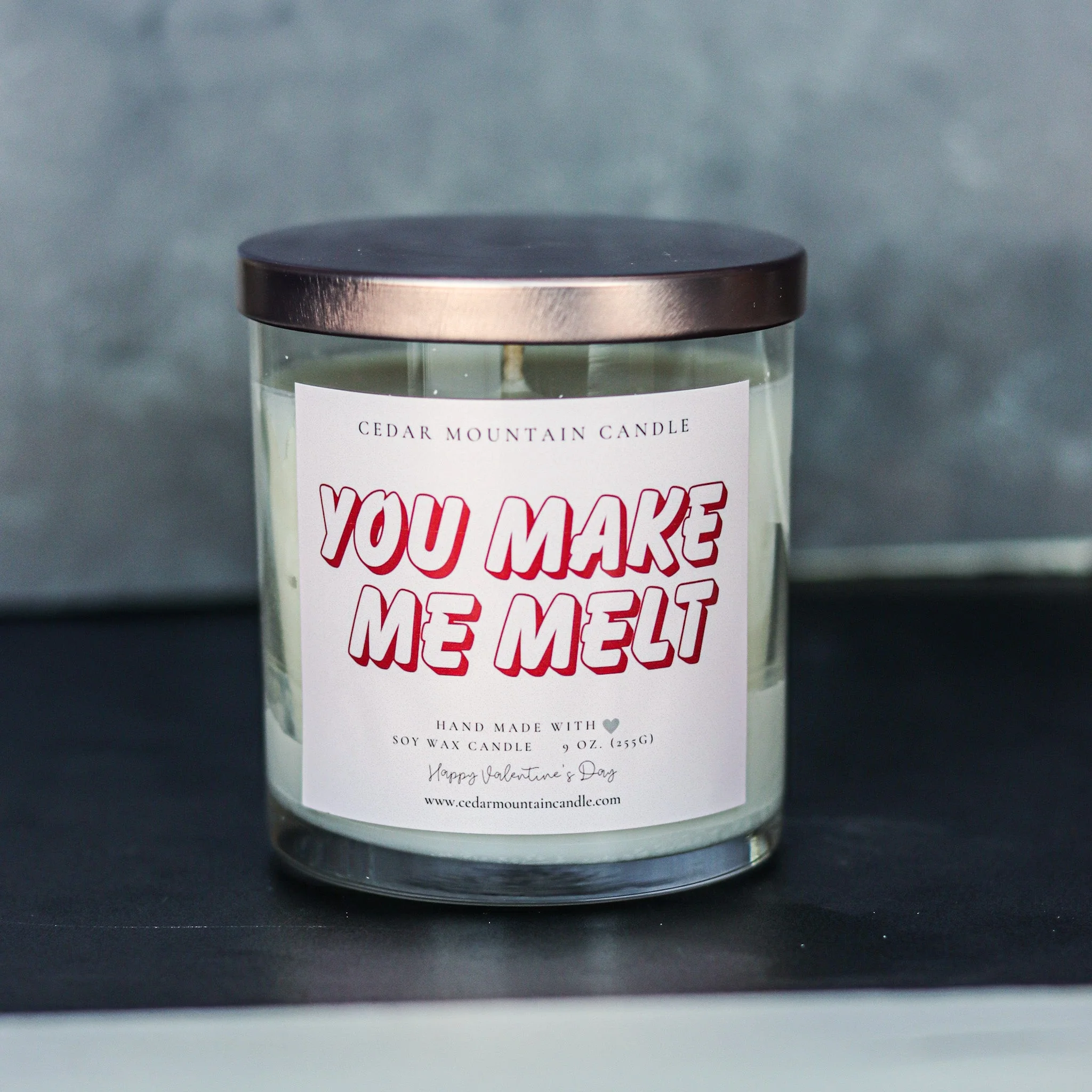 Professional You Make Me Melt – Valentine’s Day Soy Candle – 9 oz Whiskey Glass Jar – Choose Your Scent Efficient