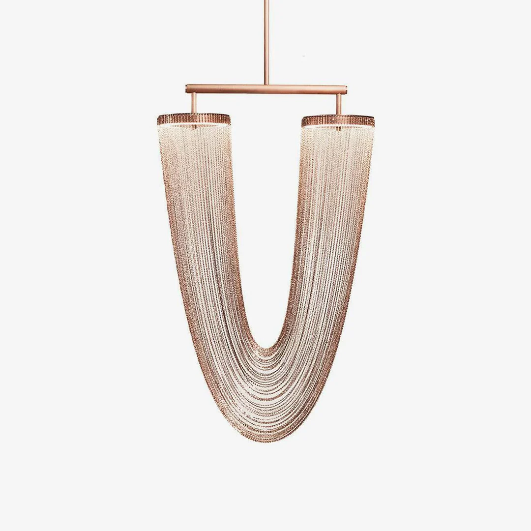 Fashionable Silk Chandelier Elegant