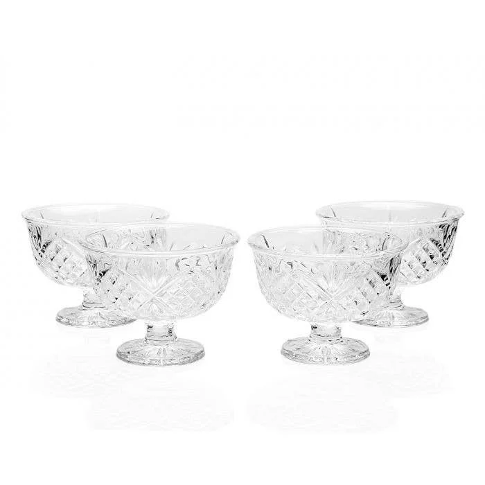 Authentic Non-Lead Crystal Ice Cream Bowl Pure