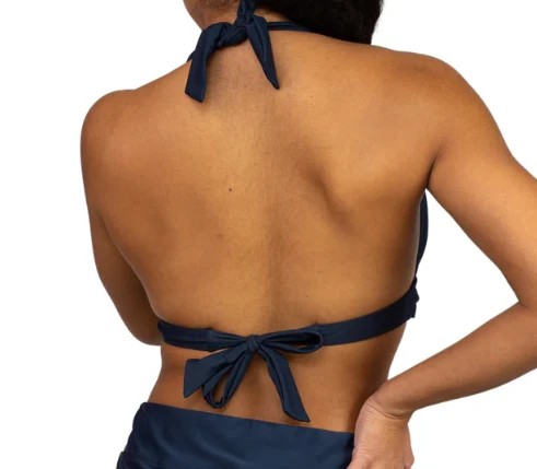 Excellent Missy Halter Swim Top – Navy Practical