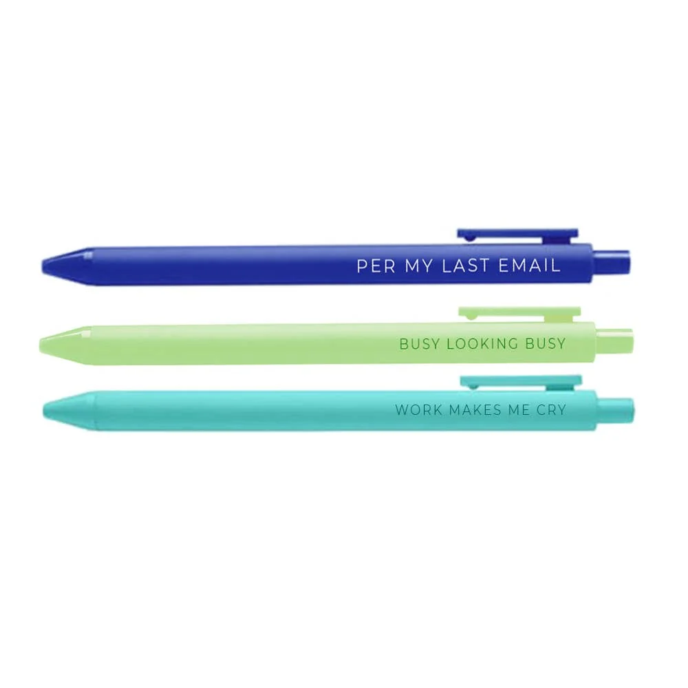 Exclusive Work Day Pen Collection Soft