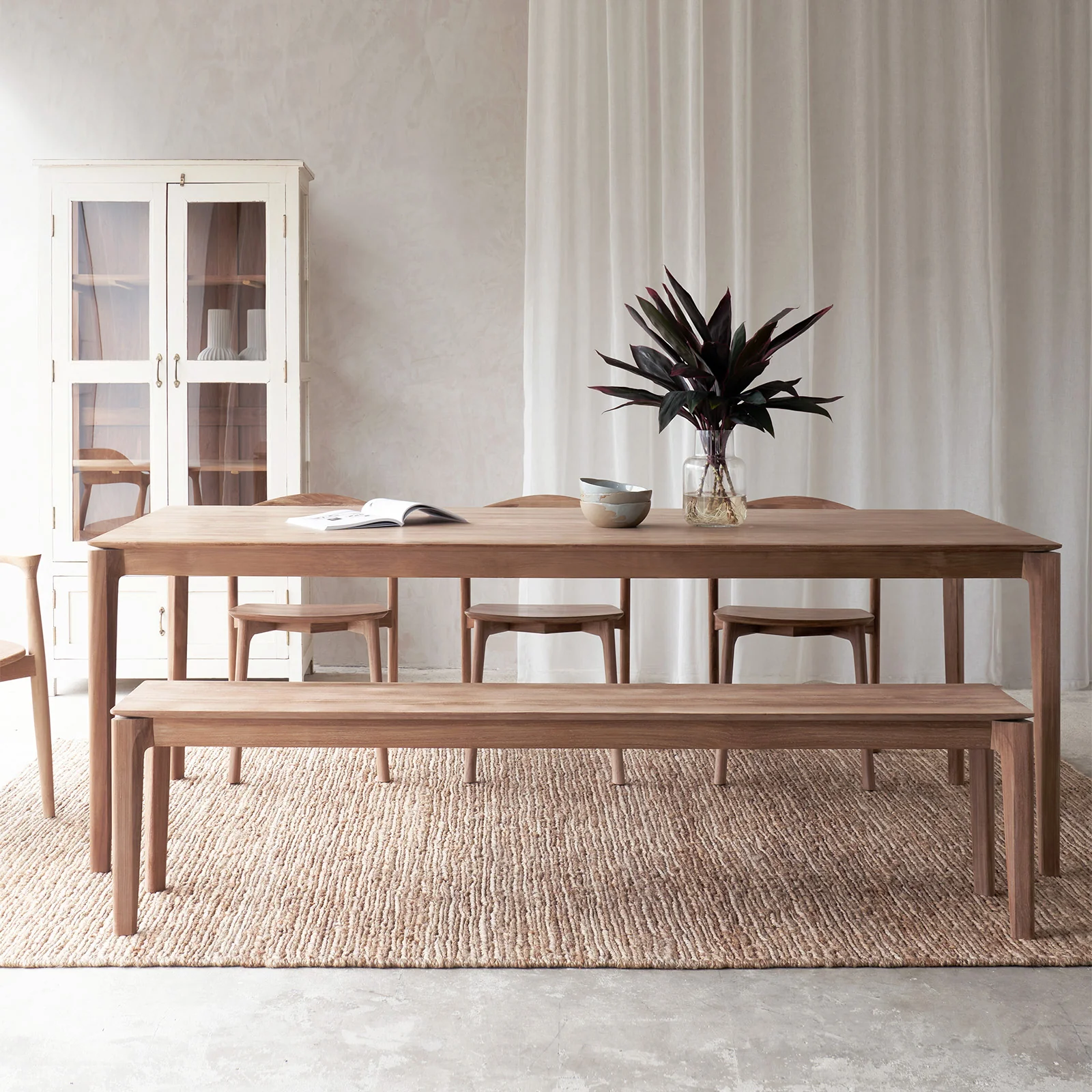 Exclusive Bok Dining Table Teak Organic