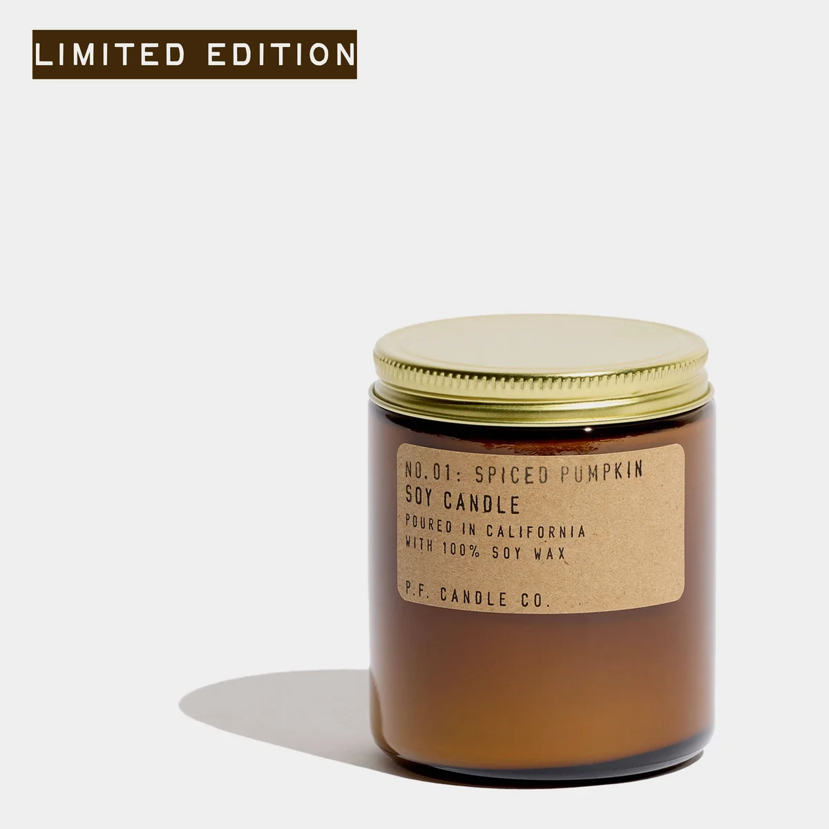 Outstanding No. 1 Spiced Pumpkin Soy Candle Durable