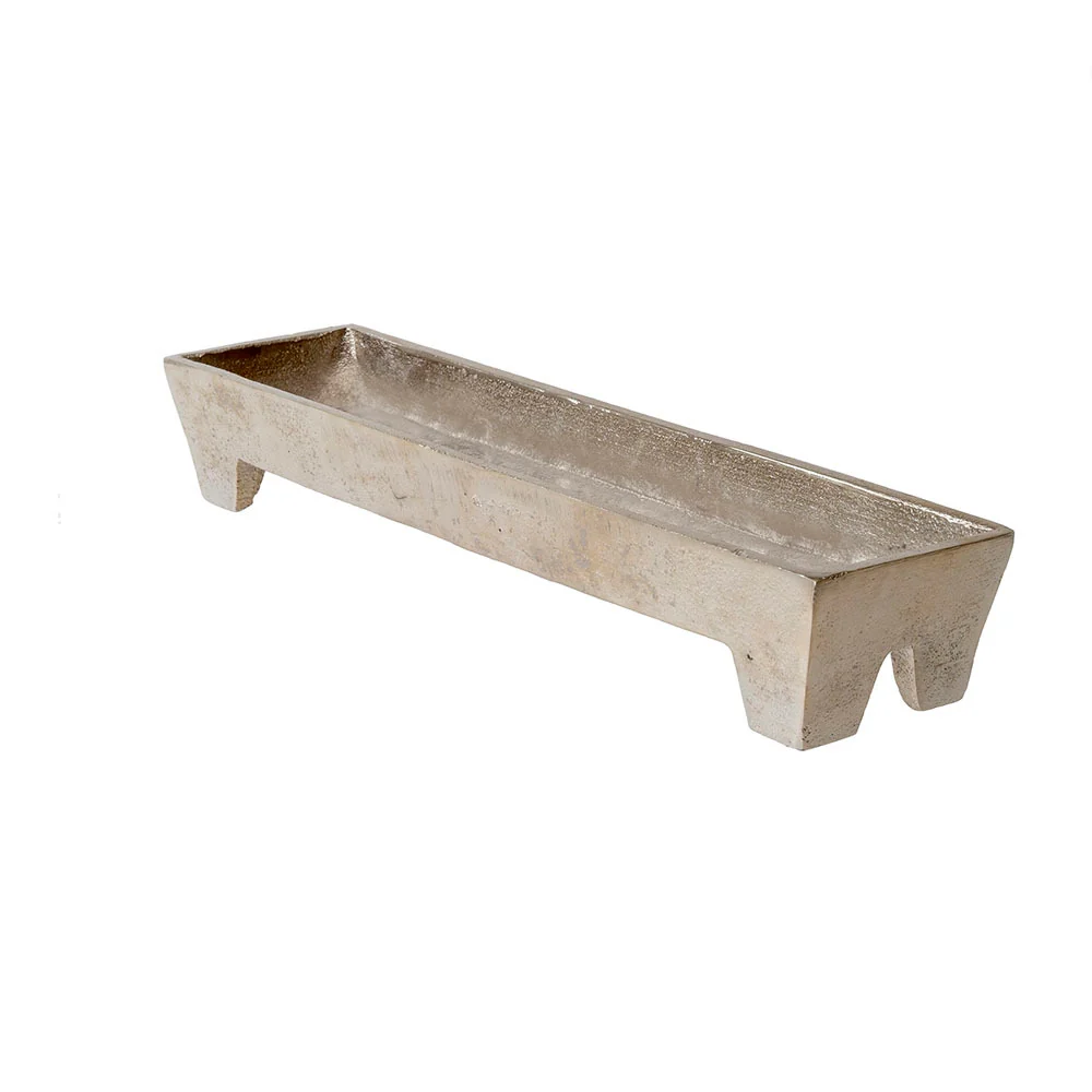 Selected Footed Tray M Silver Certified