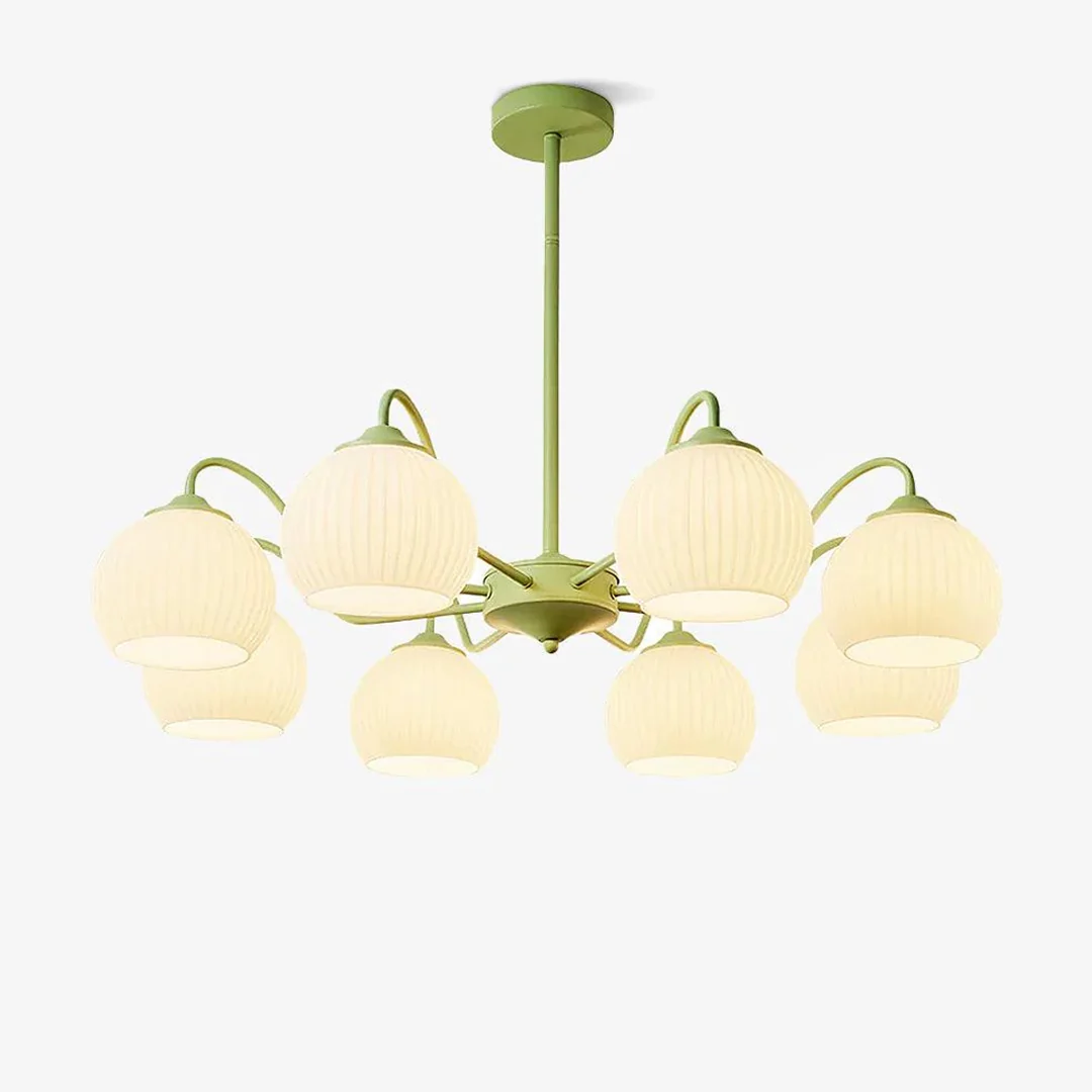 Dependable Nordic Matcha Round Chandelier Responsible