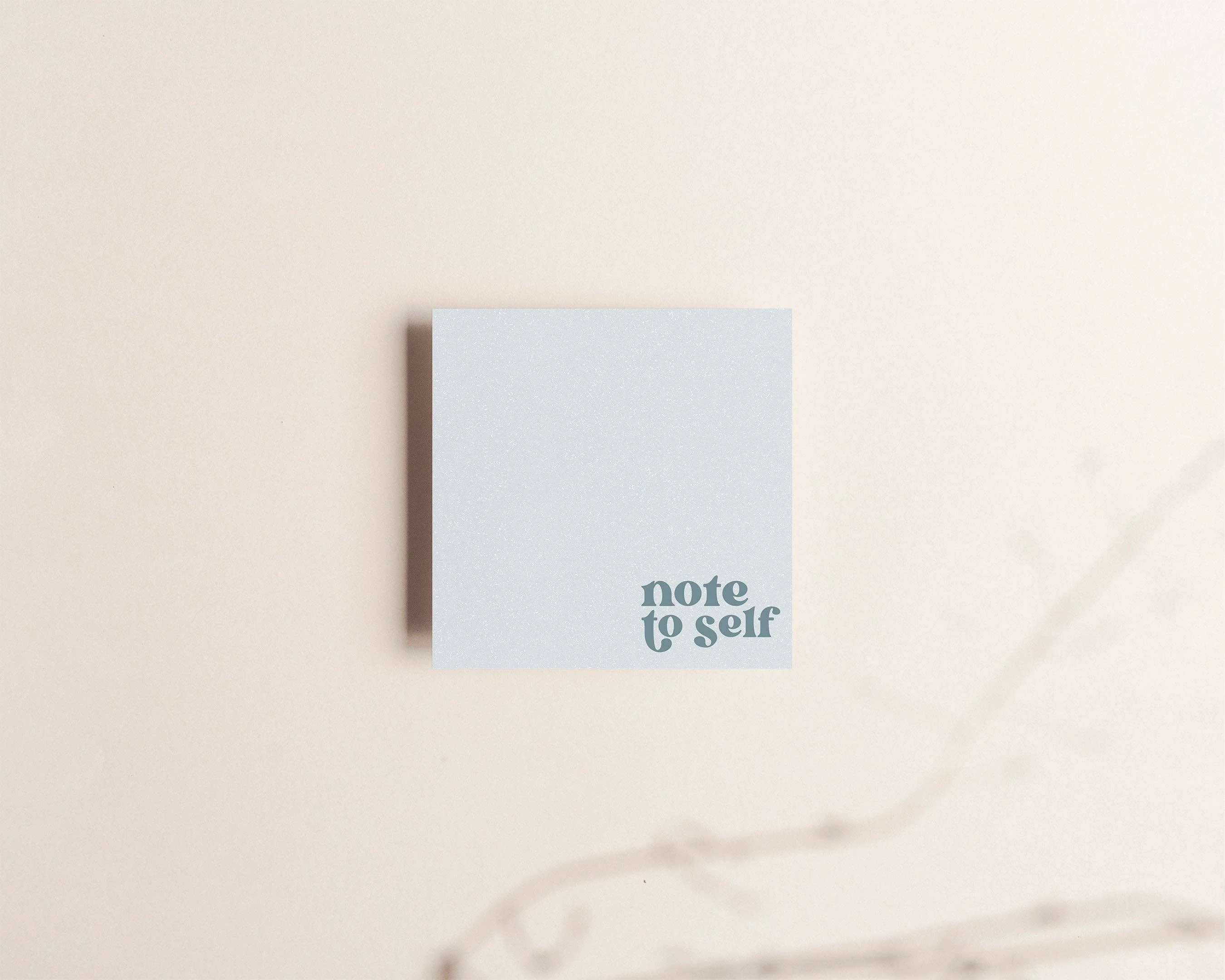 Sustainable Note to self Sticky Notes blue Exclusive