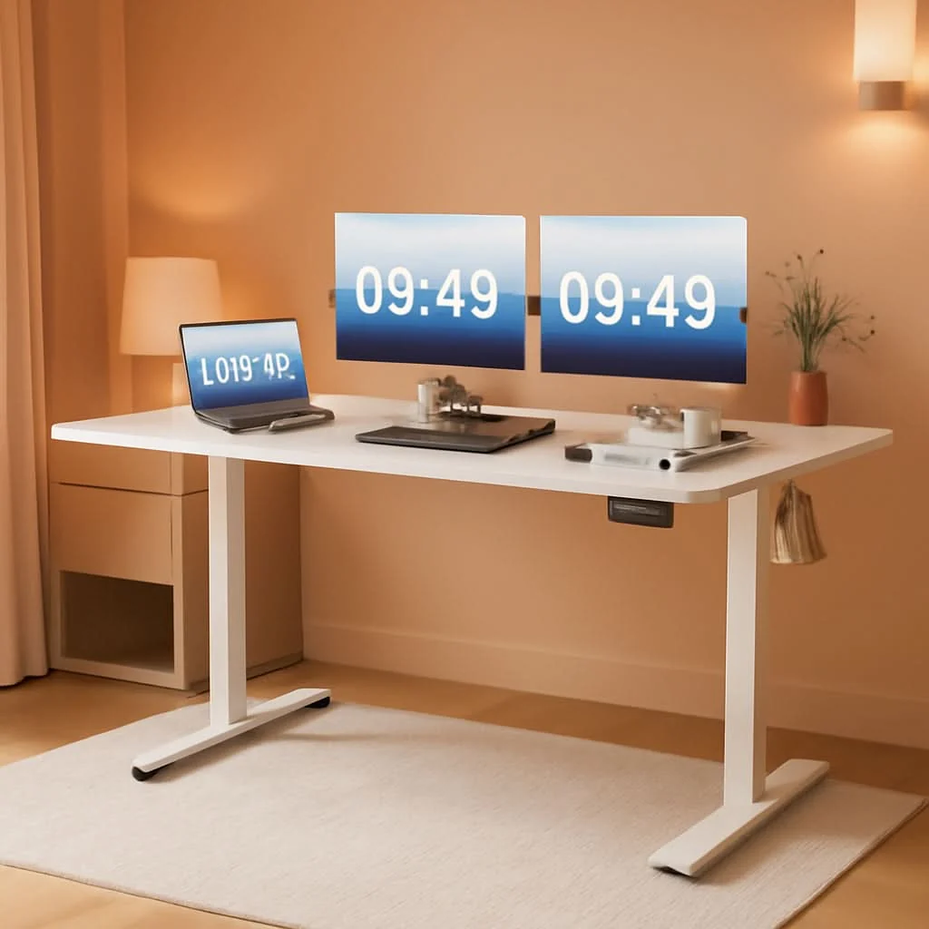 Practical Electric Standing Desk 55×24 Inches Memory Presets Trusted
