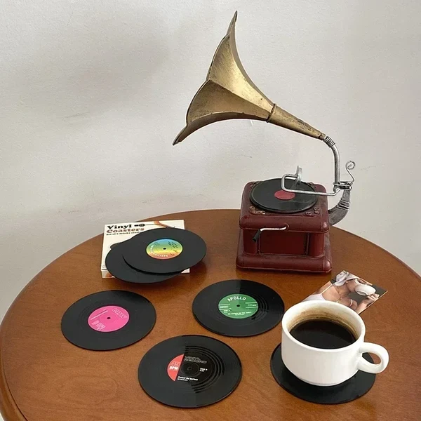 Advanced Vinyl Spin Coasters Unique