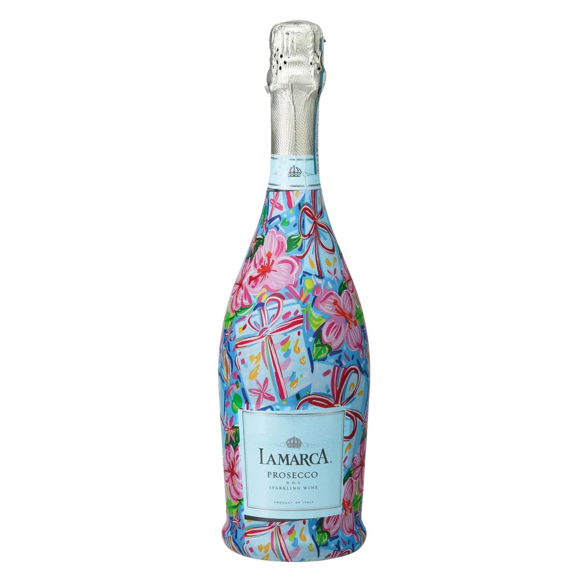 Top-Quality Preppy Happy Birthday Brushed Presents Prosecco Bottle Wrap Advanced