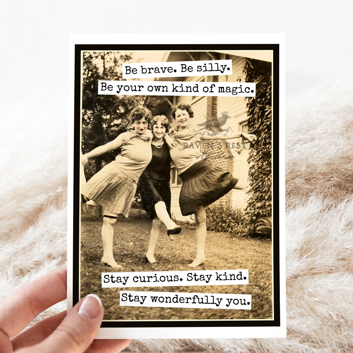 Innovative Stay Wonderfully You Friendship Card Premium Material