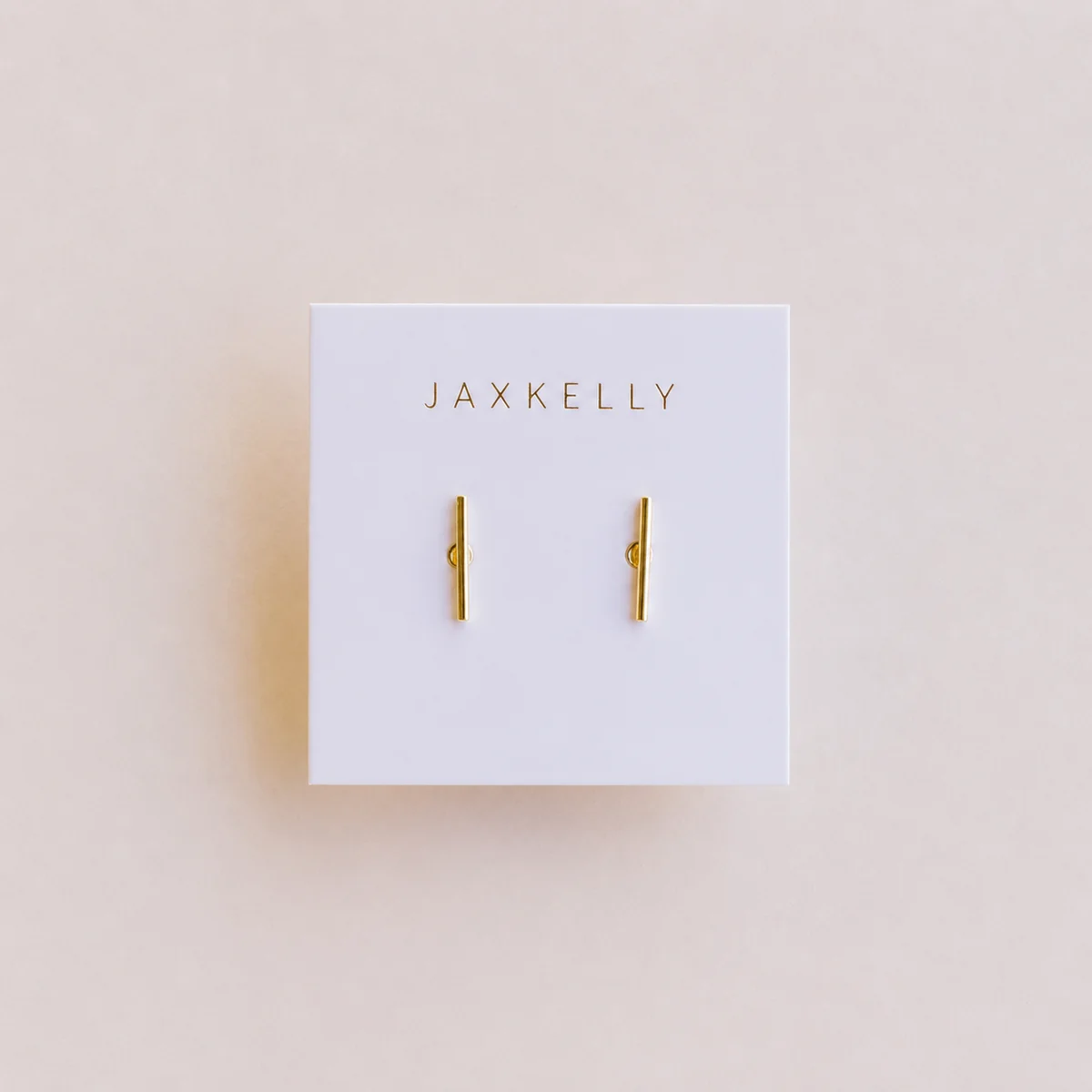 Reusable Minimalist Bar Gold Earrings Optimized