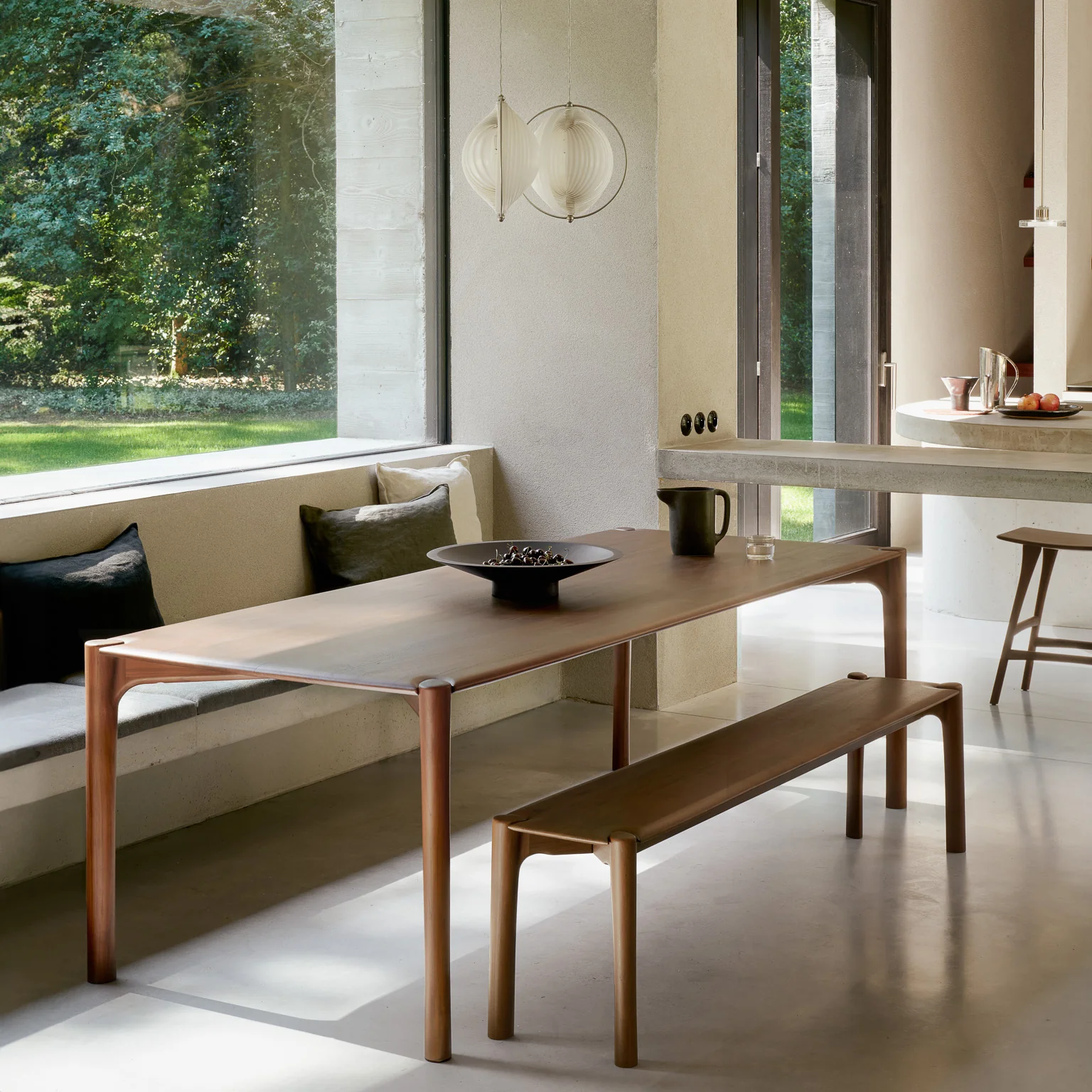 Enhanced PI Dining Table Teak Easy-to-Use
