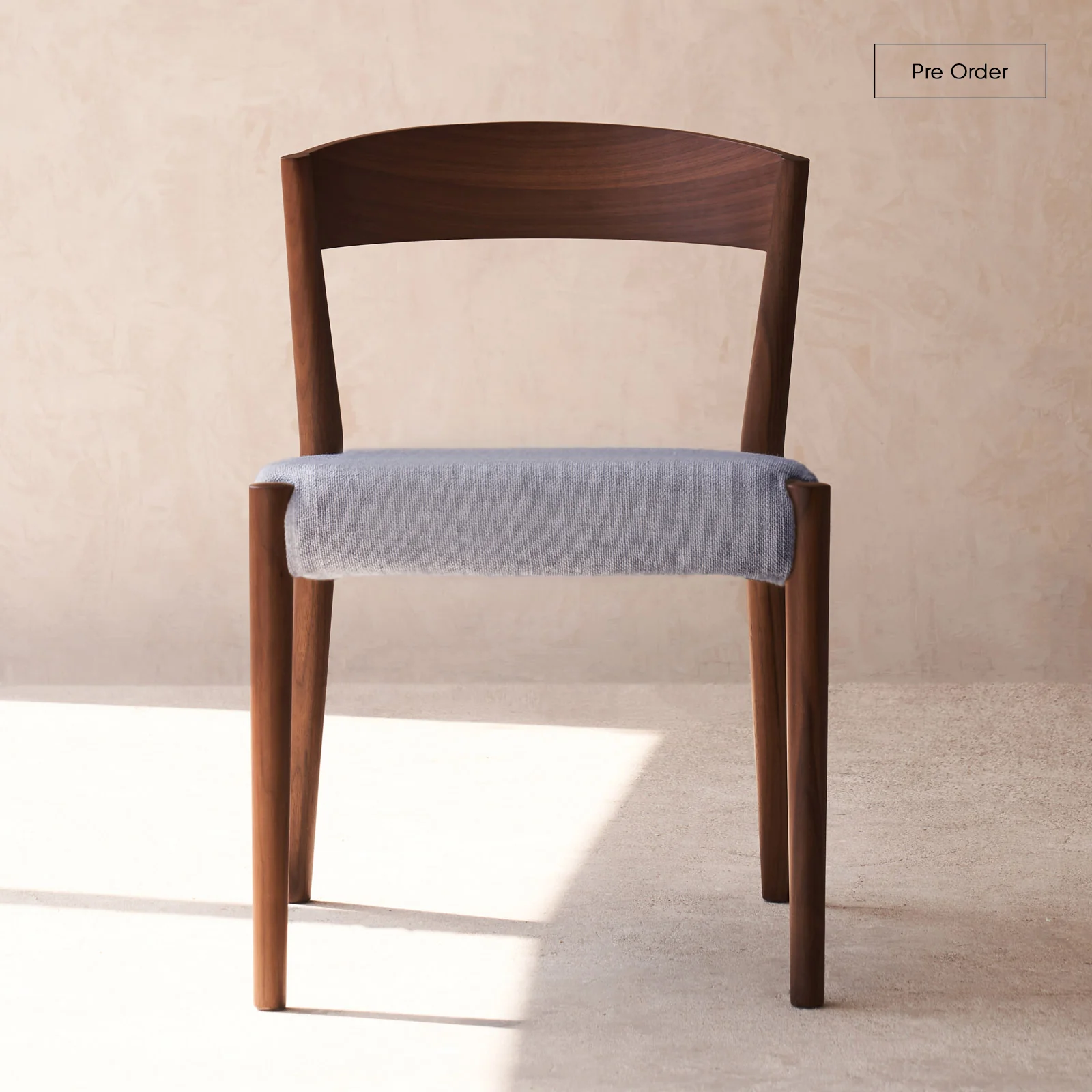 User-Friendly Ronda Dining Chair Walnut Frame – Bespoke Fabric Fast