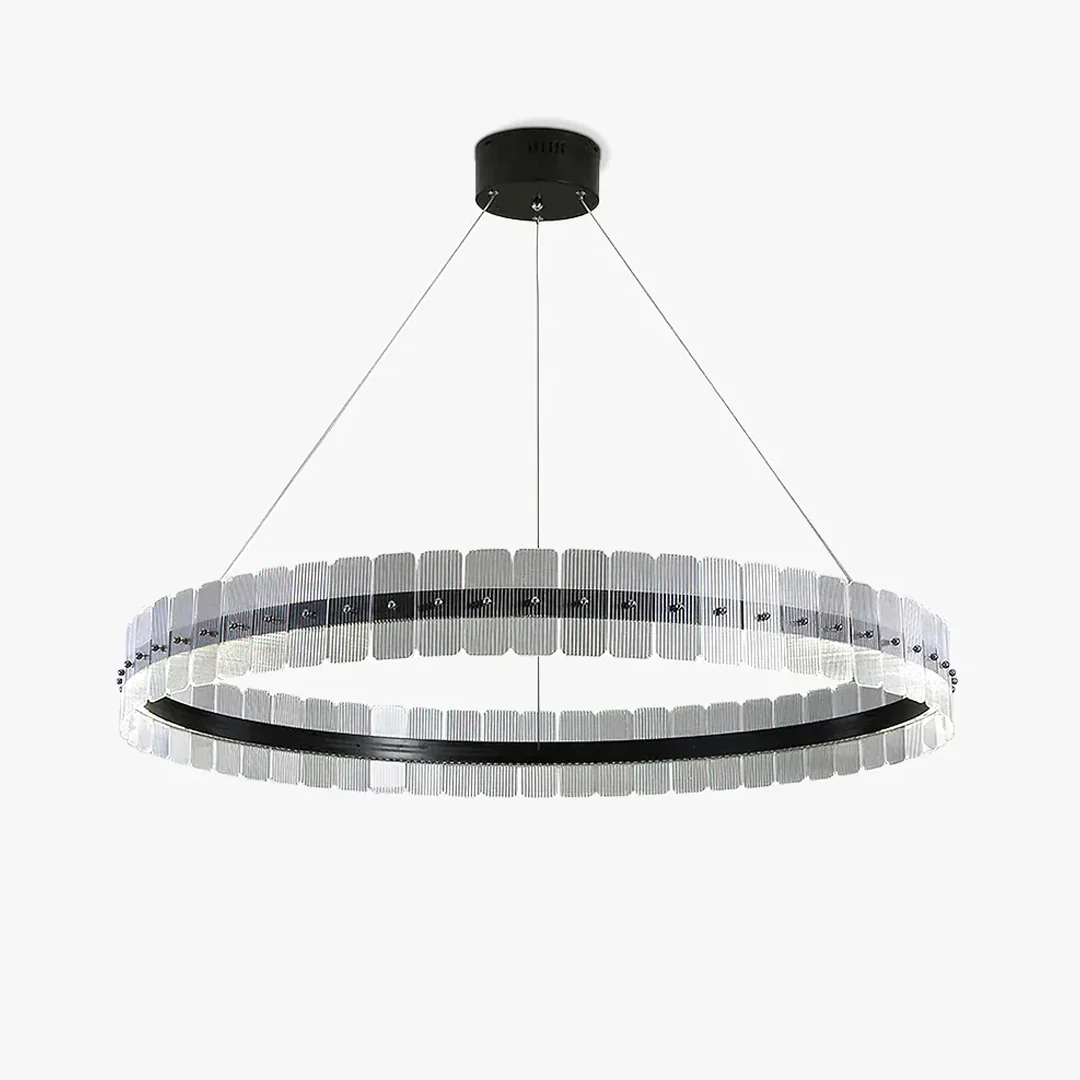 Carefully Designed Black Acrylic Chandelier Convenient