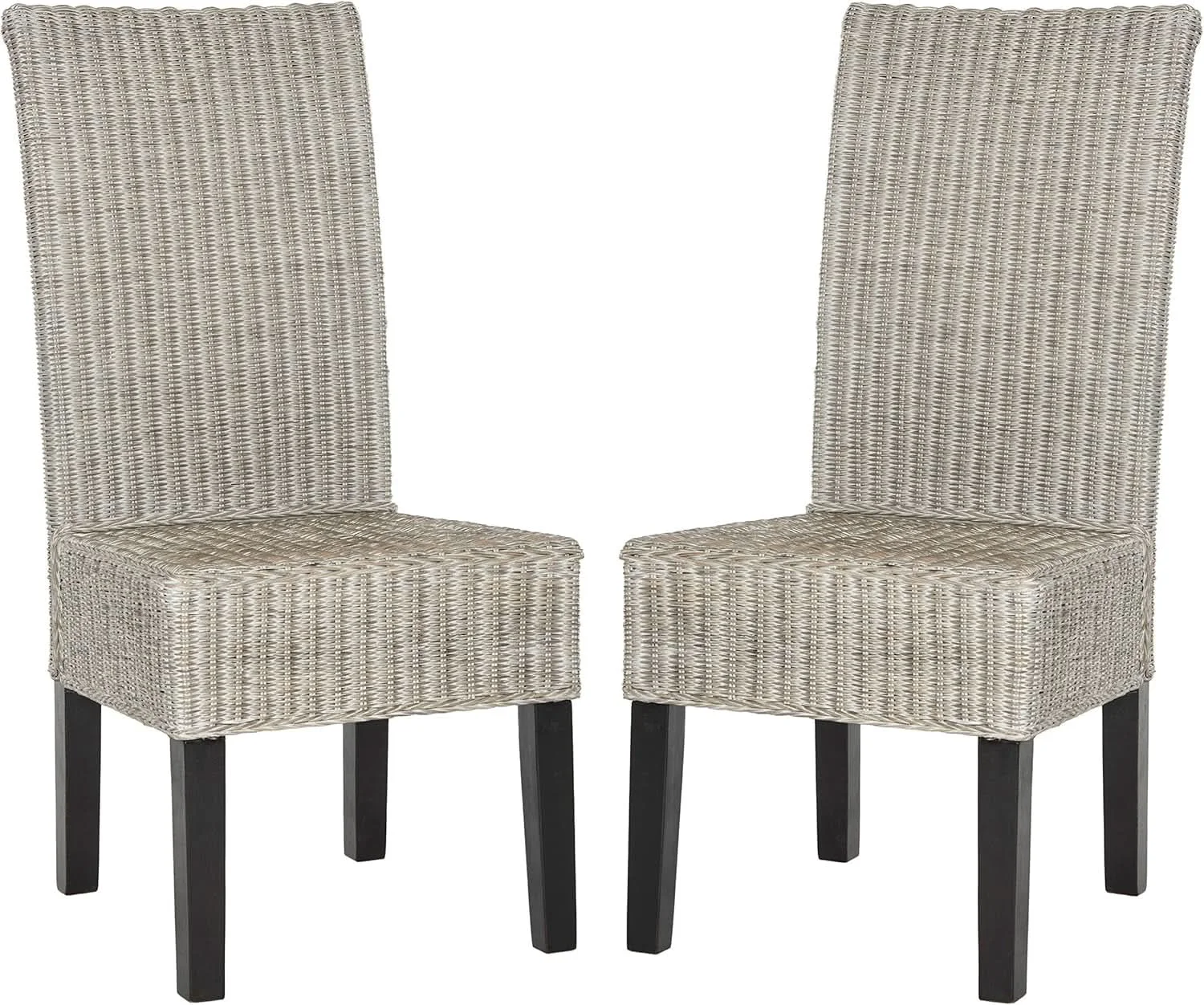 Solid Grey 18 Inch Dining Chair Modern Design Living Room Healthy
