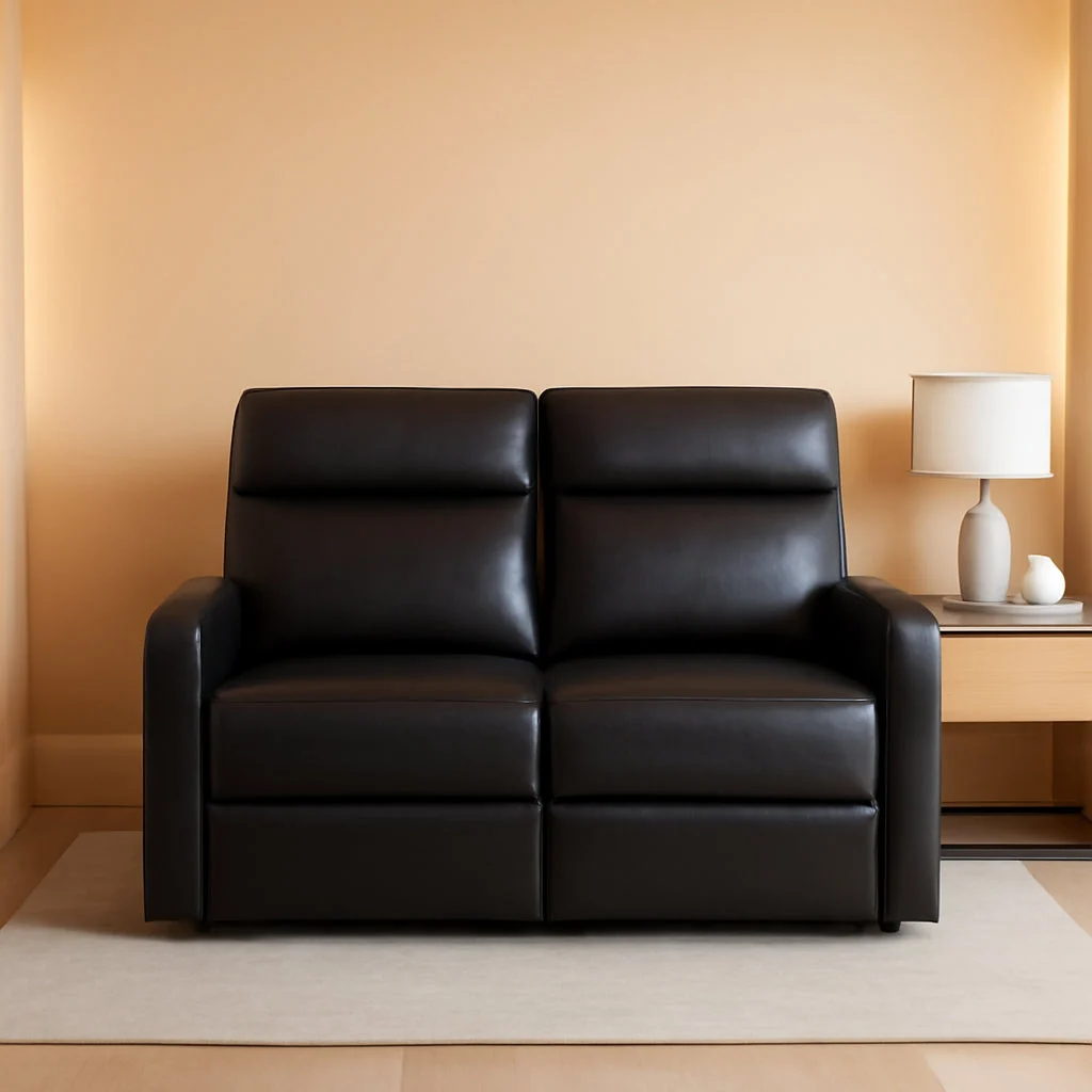 Consistent Espresso Manual Reclining Loveseat For Living Room Modern