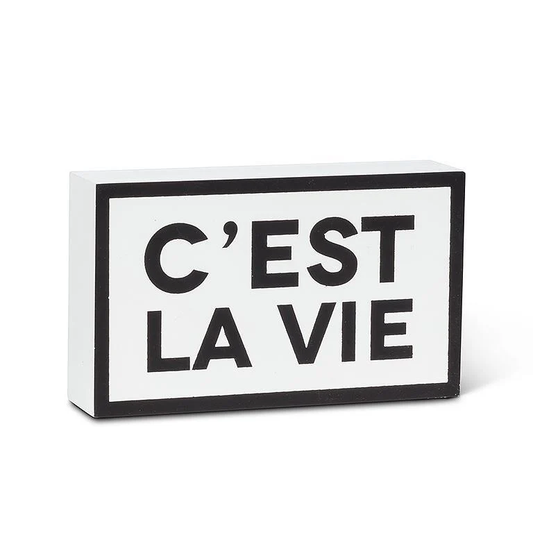 Smooth C’ Est La Vie Wooden Block High-Grade