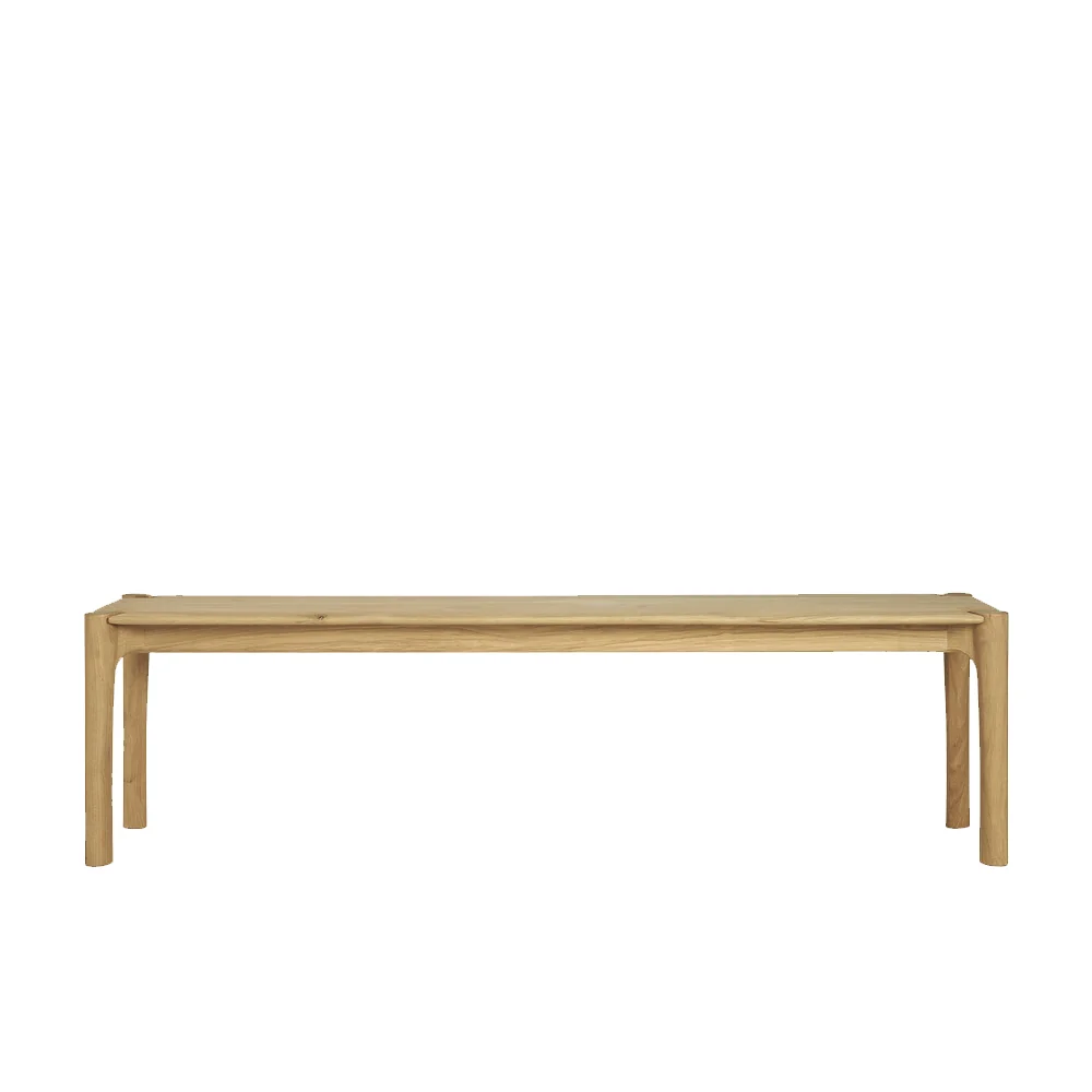 Secure PI Dining Bench Oak Convenient