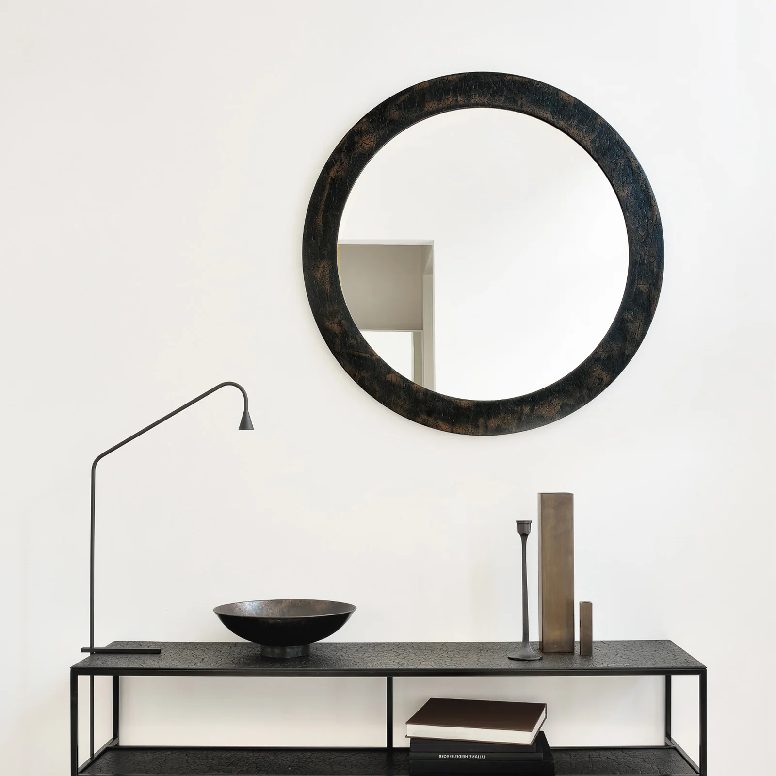 Crafted Sphere Wall Mirror 99cm Enhanced