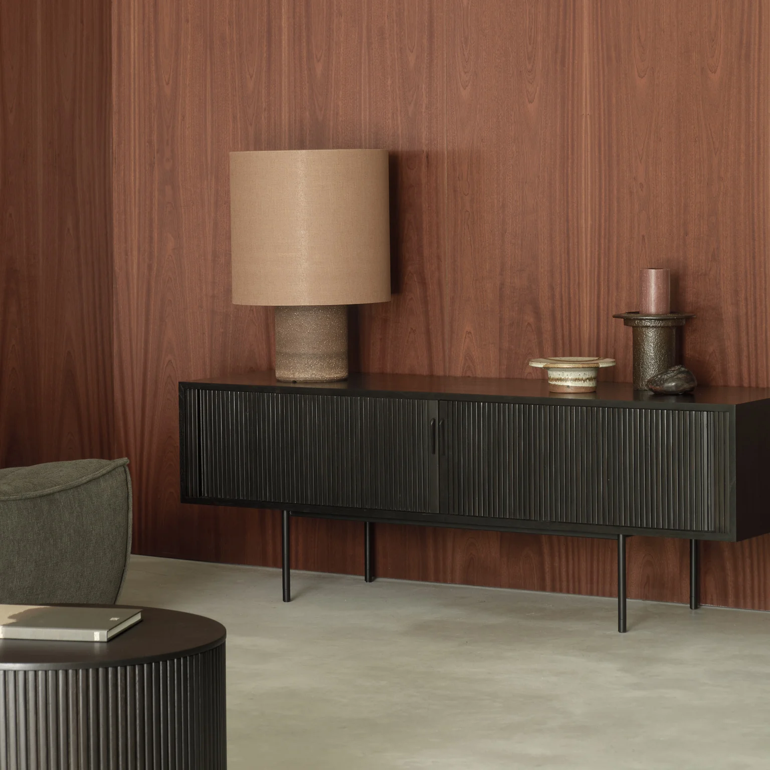 Innovative Roller Max TV Console Teak 162cm Consistent