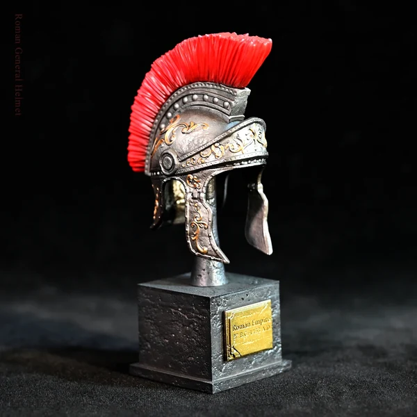 Safe Hand Painted Roman Helmet Resin Model Classic