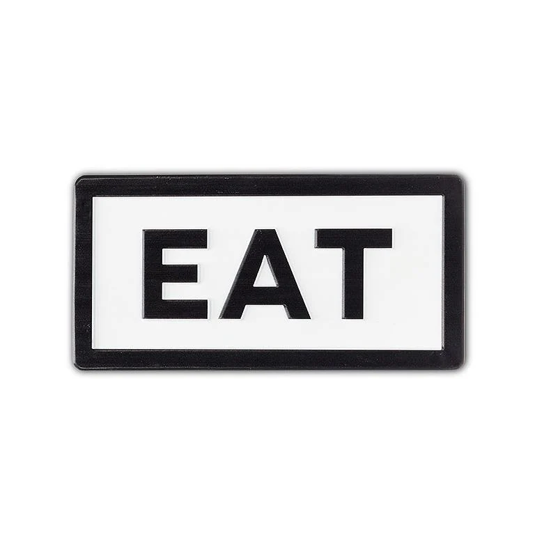 Classic EAT Rectangle Sign 8 Pure