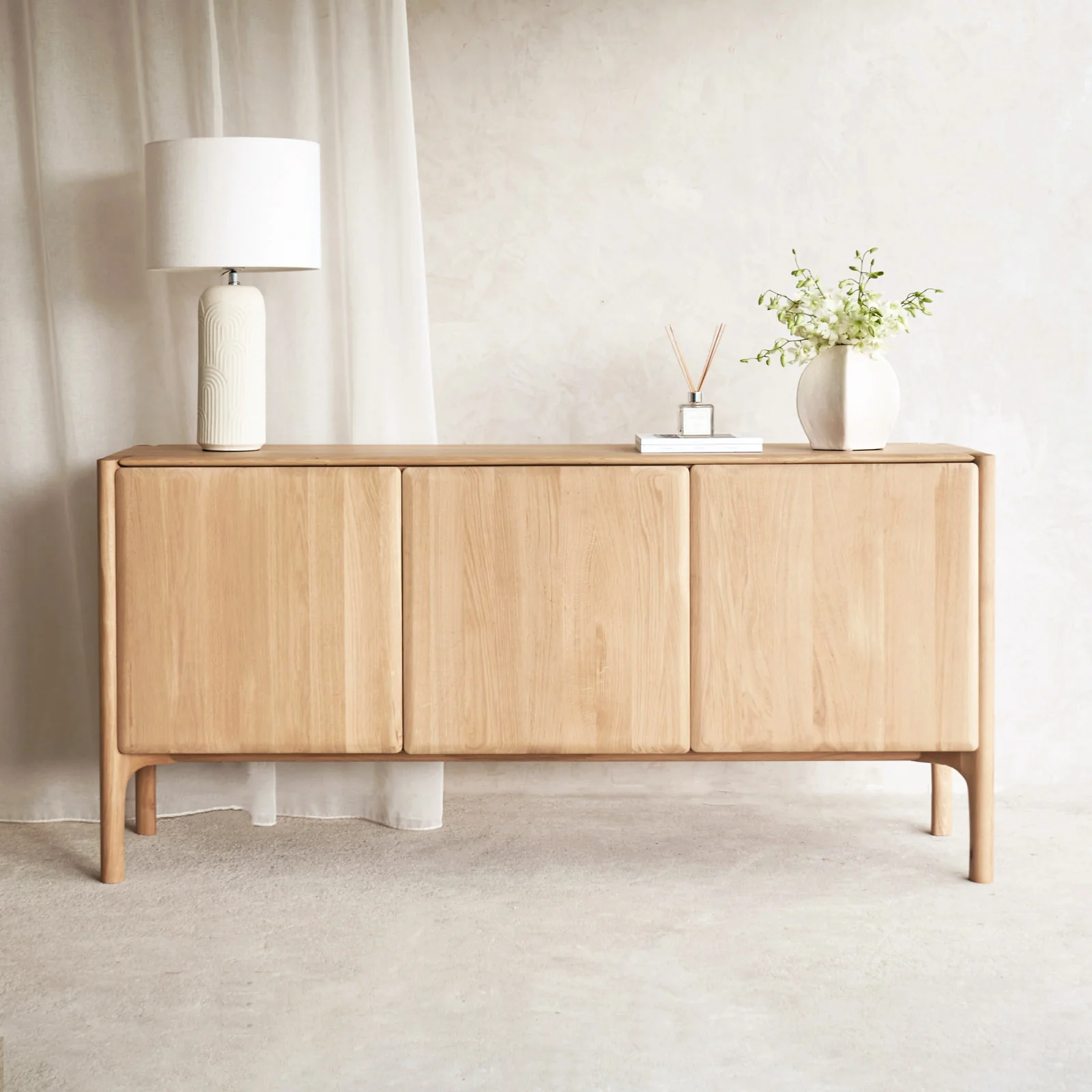 Flexible PI Sideboard Oak 174cm Functional