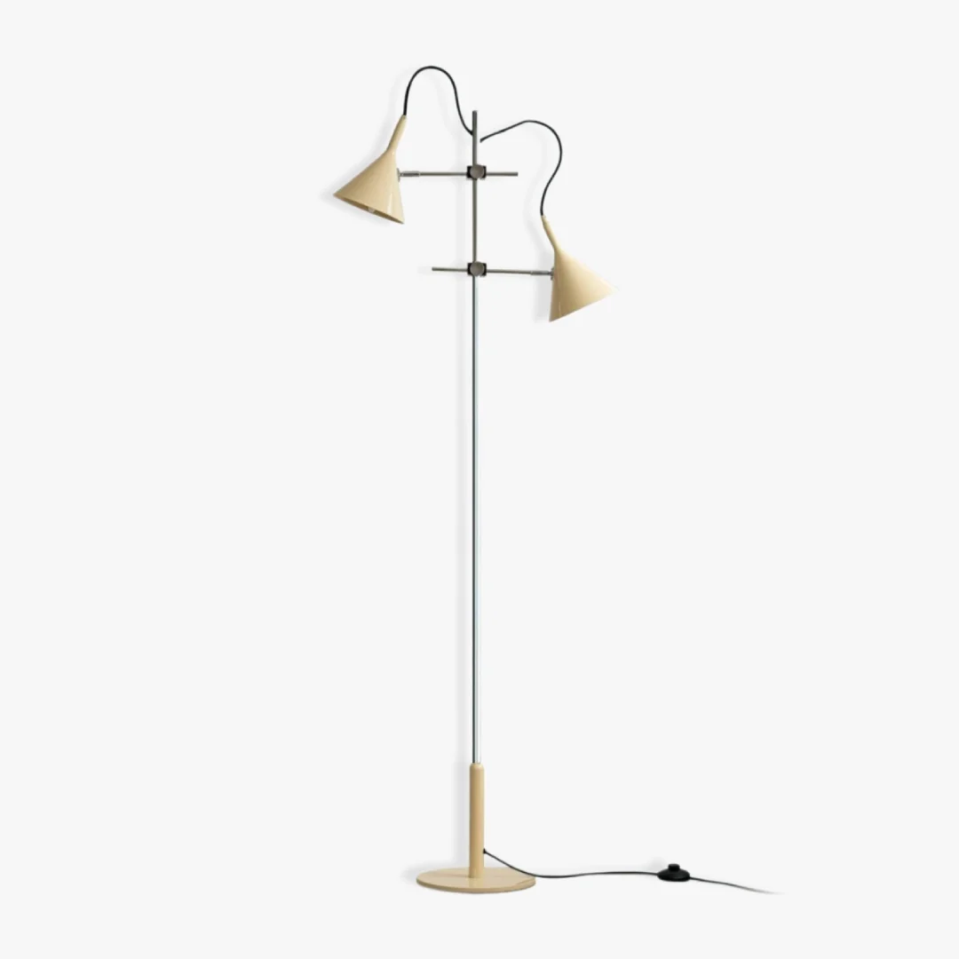 Fine Crafted Double Fish Floor Lamp Long-Lasting
