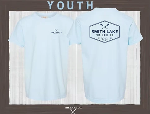 Minimalist The Lake Company – Smith Lake Youth Crossed Oar Tees Artisan