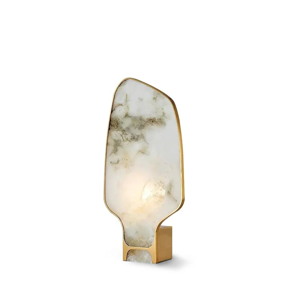 High-End Andrea Alabaster Table Lamp High-Quality