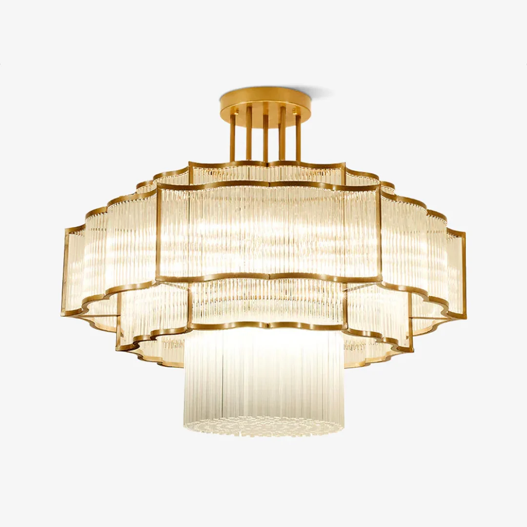 Artisan Flying Fortress Crystal Chandelier Specialty